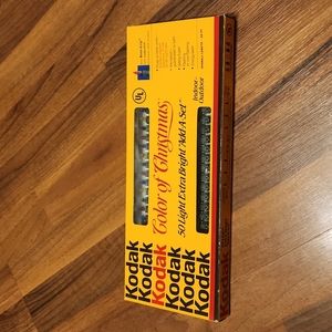 Kodak Vintage Color of Christmas Boxed Set of 50 Colored String Lights